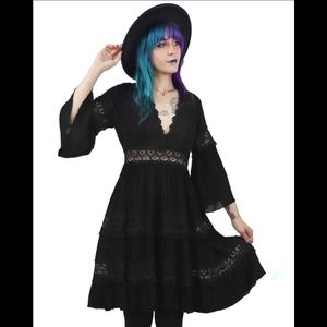 Foxblood Goth Pixie Dress